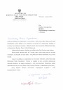List gratulacyjny Sekretarza Stanu w MRPiPS