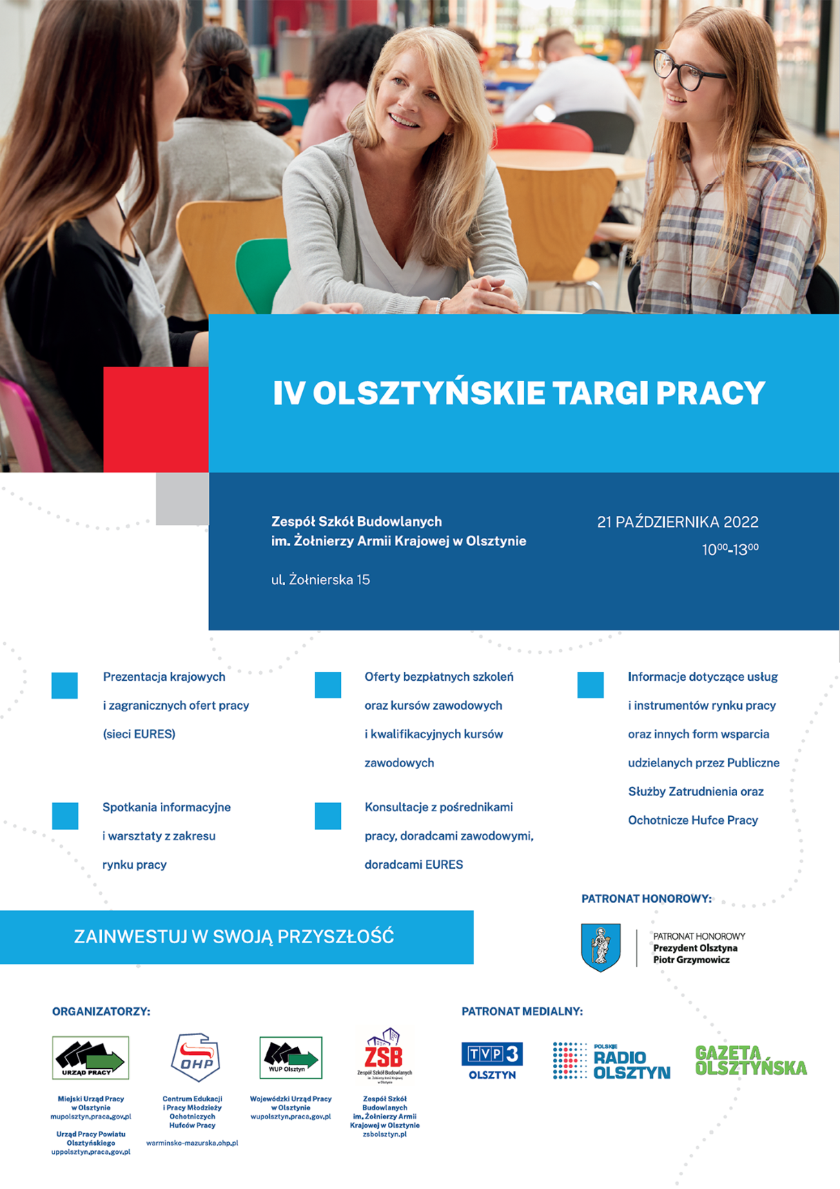 Plakat - IV Olsztyńskie Targi Pracy