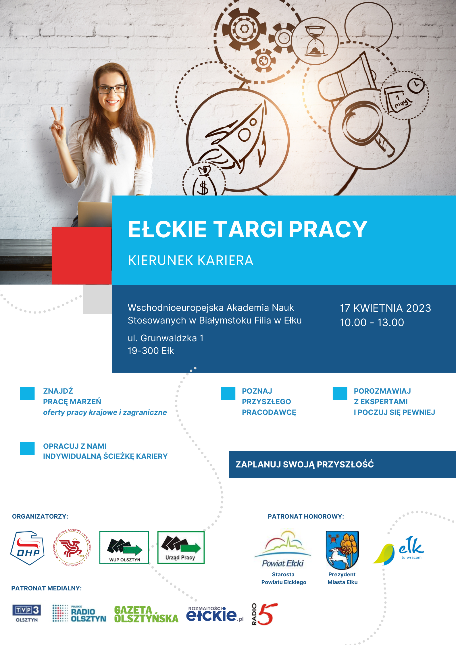 XI Ełckie Targi Pracy - plakat