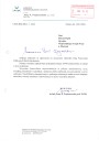 List gratulacyjny od Jerzy Przyborowski - UWM