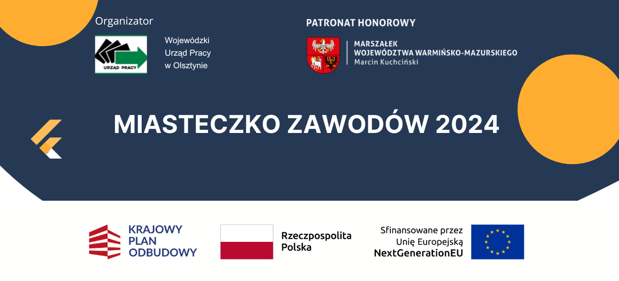 Miasteczko zawodów 2024 baner informacyjny