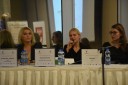Pani Agnieszka Weder-Grygielewicz (Grupa WM), Katarzyna Kamieniecka (UWM w Olsztynie), Agata Katyl (PwC)