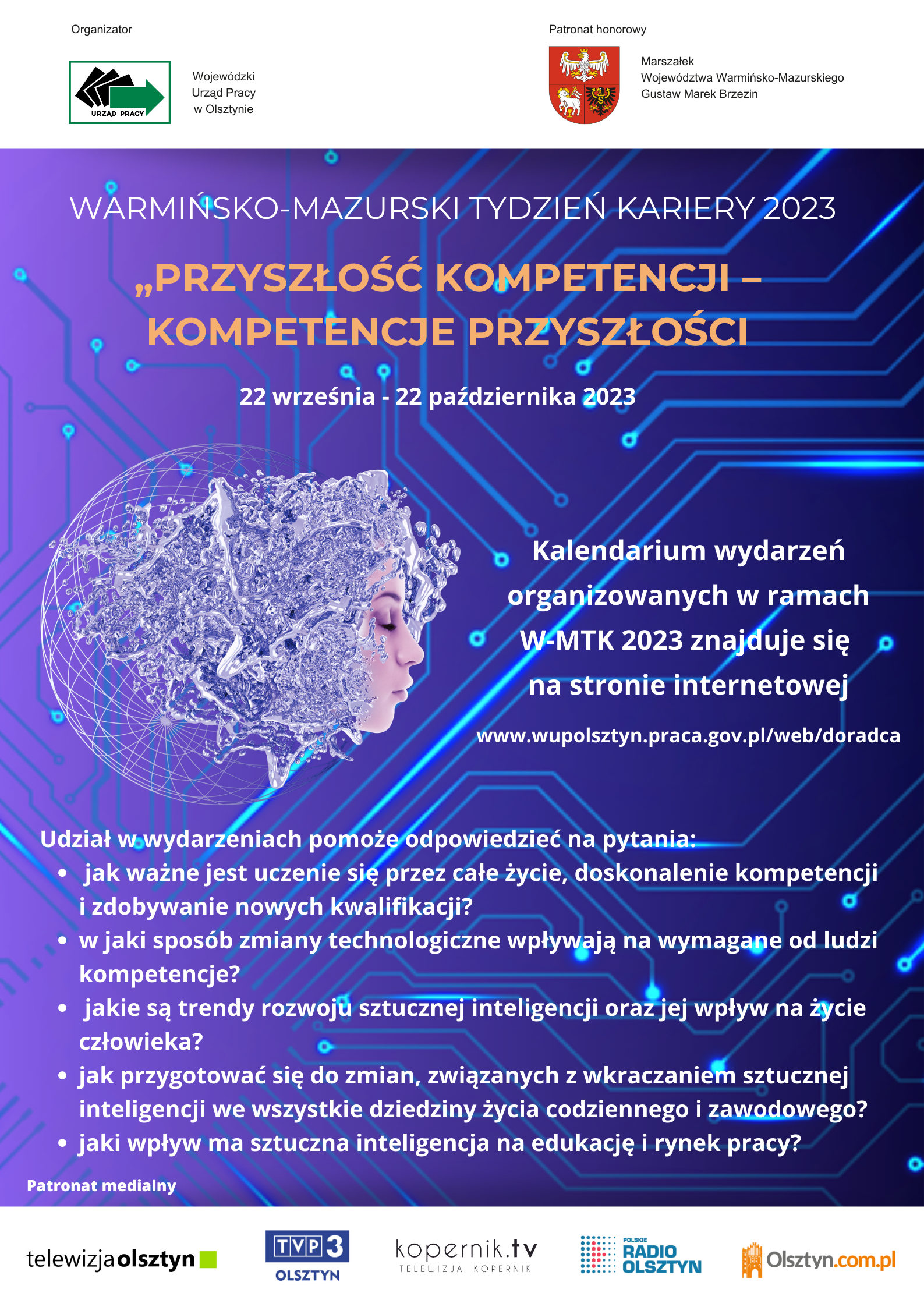 Plakat Warmińsko-Mazurski Tydzień Kariery