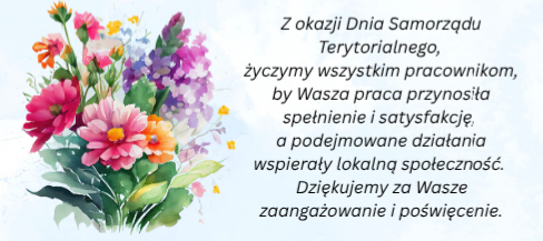 Życzenia z okazji Dnia Samorządu Terytorialnego w 2025 roku