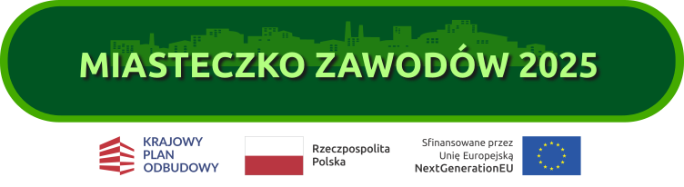 Miasteczko Zawodów 2025 - baner informacyjny