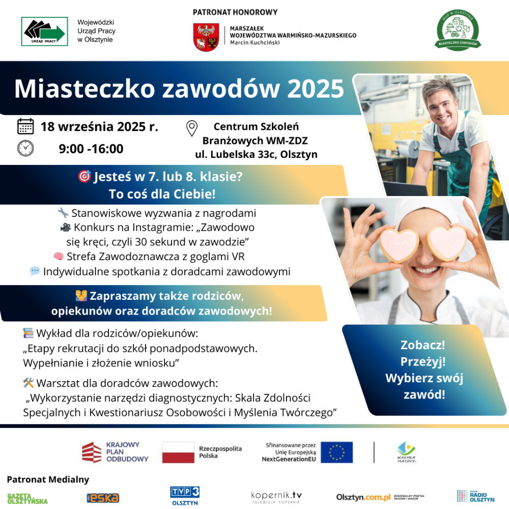 Plakat - Miasteczko Zawodów 2025